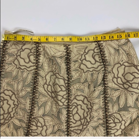 🚨Lafayette148 Appliqué Hand beaded skirt(G6) - Picture 4 of 8